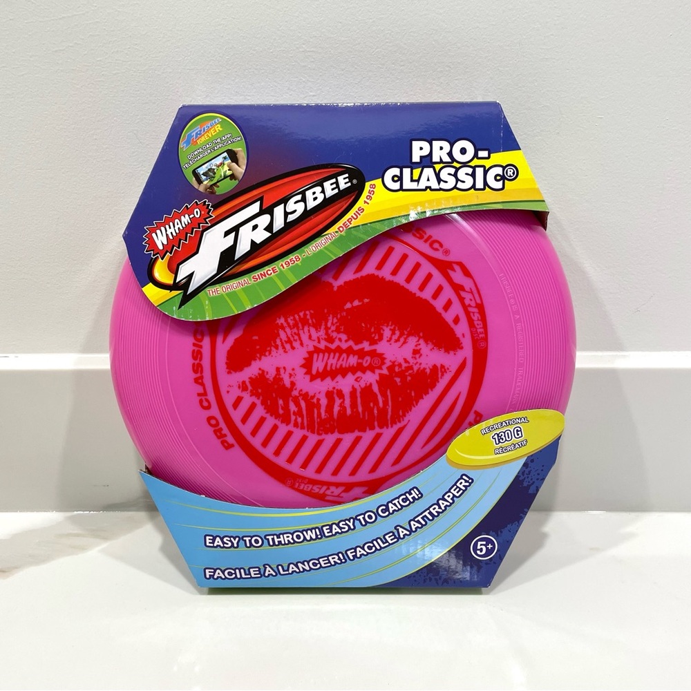 🟠5/$25 NEW Wham-O Pro-Classic Pink Frisbee